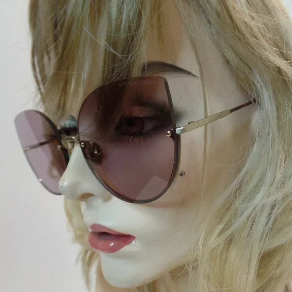 BOTTEGA VENETA Made Italy BV02045 004 New Elegant Sunglasses Purple Colored Lens - Picture 3 of 15